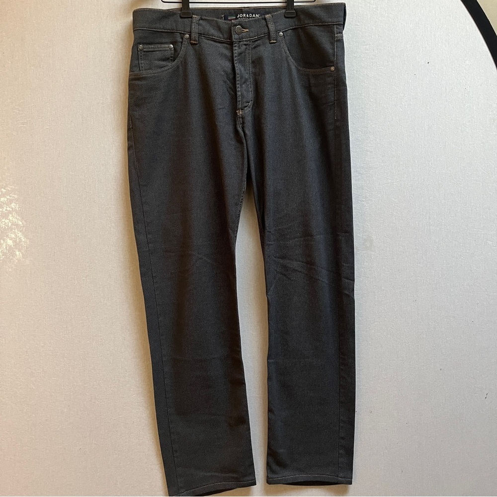 JOR&DAN Mens Made Italy Stretch 5-Pocket Designer Pants Sz 52 EU/ Sz 34